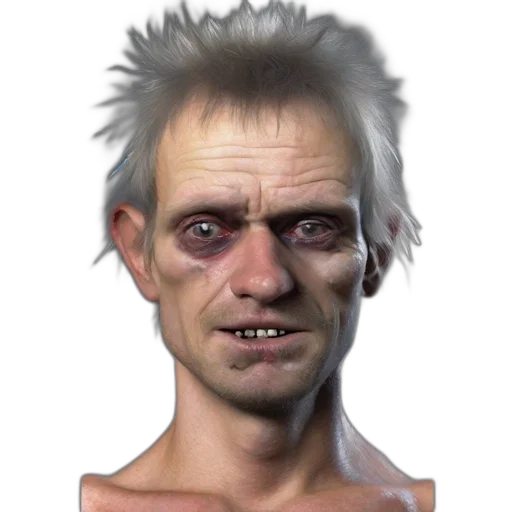 face, creature, staff, mask transparent PNG cut-out