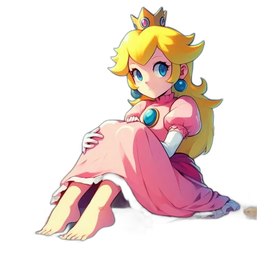 dress, crown, weapon, staff transparent PNG cut-out