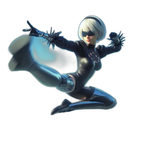 robot, weapon, jacket, staff transparent PNG cut-out