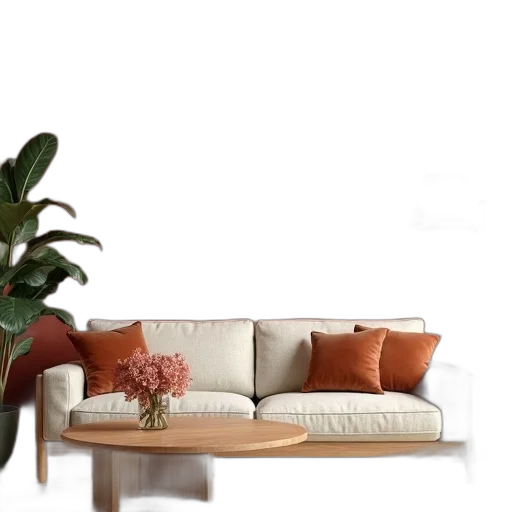 furniture, 3d render, photorealistic, concept art transparent PNG cut-out