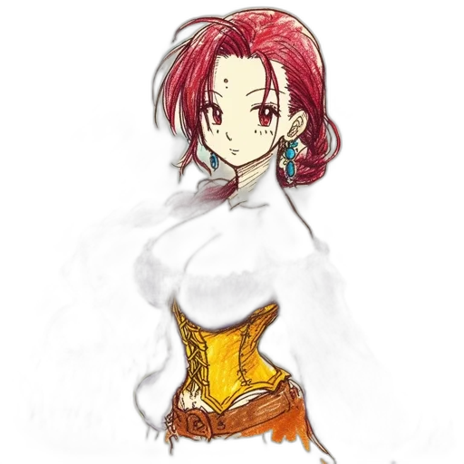 dress, staff, jewelry, crown transparent PNG cut-out