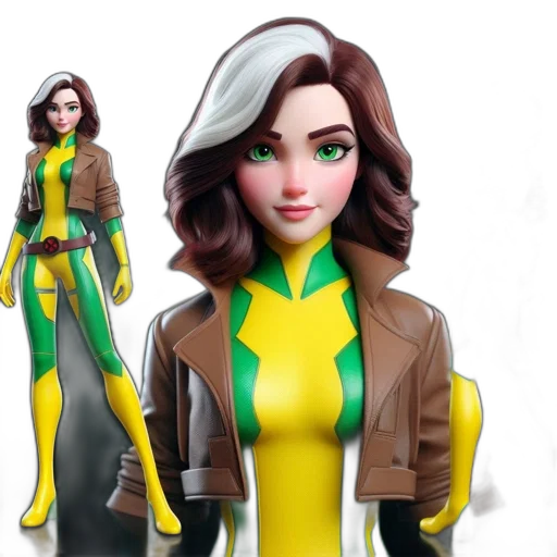 jacket, concept art, 3d render, comic book art transparent PNG cut-out