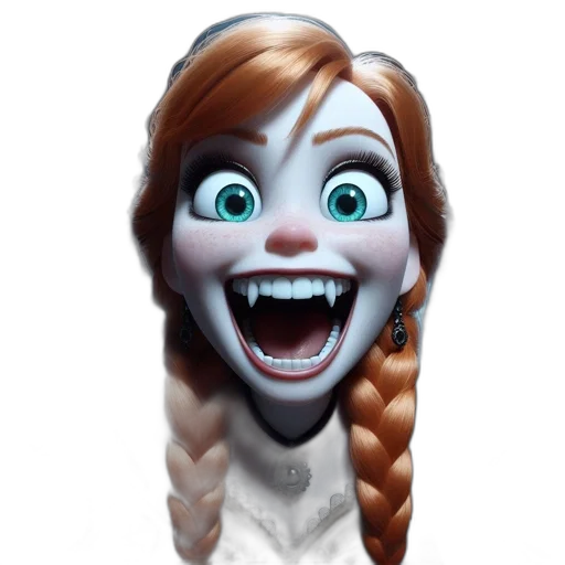face, mask, staff, creature transparent PNG cut-out