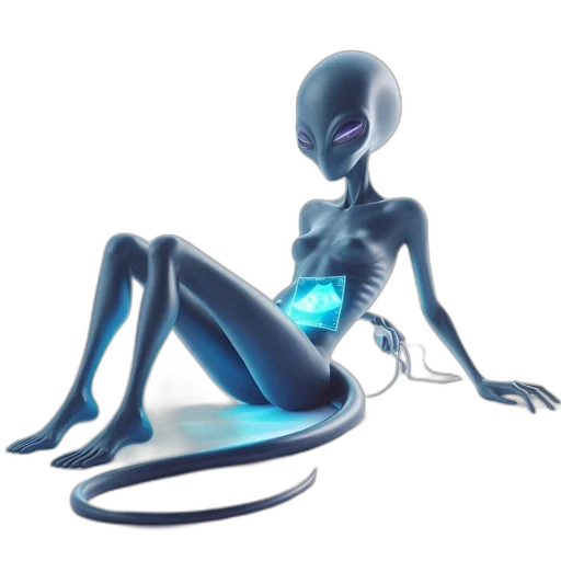 robot, jewelry, creature, staff transparent PNG cut-out