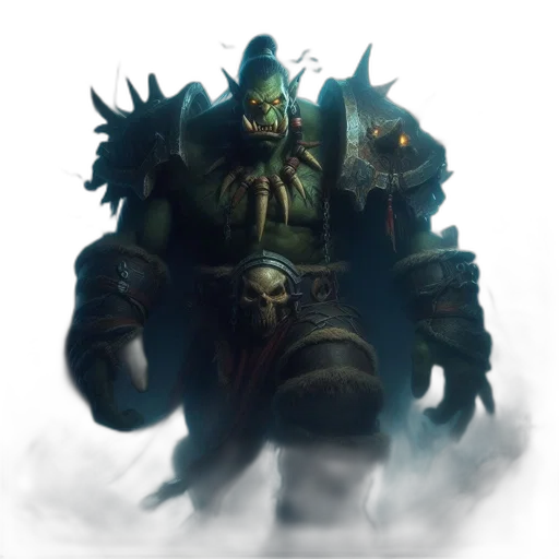 mask, creature, staff, weapon transparent PNG cut-out