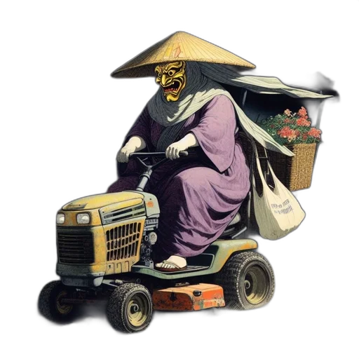 robot, car, mask, concept art transparent PNG cut-out