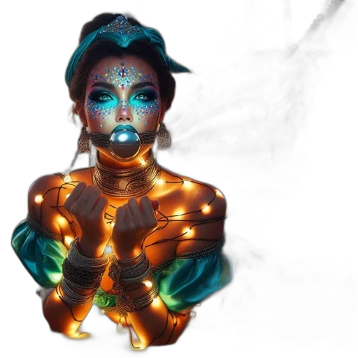jewelry, mask, robot, concept art transparent PNG cut-out