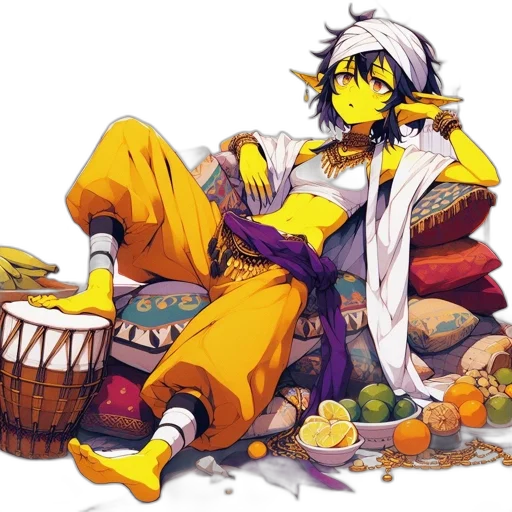 food, pixel art, anime, concept art transparent PNG cut-out