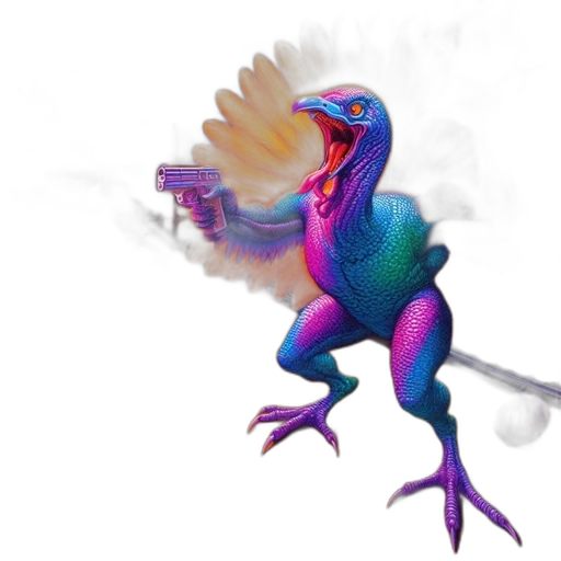 dragon, creature, animal, staff transparent PNG cut-out