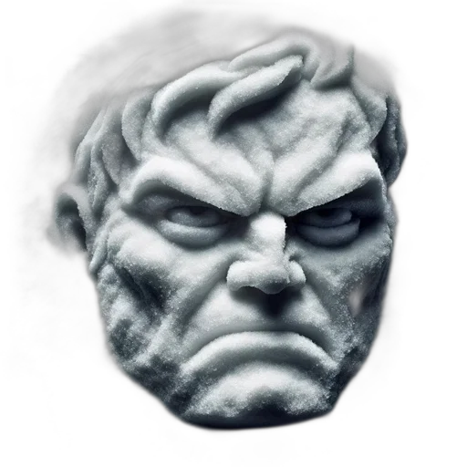 face, mask, creature, staff transparent PNG cut-out
