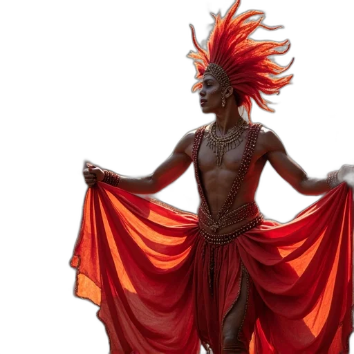 dress, mask, concept art, fantasy art transparent PNG cut-out
