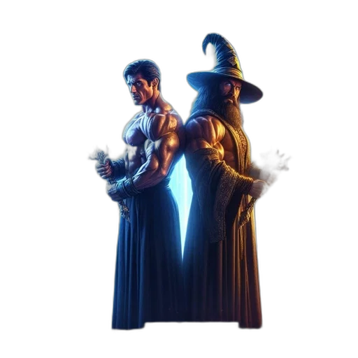 staff, sword, hat, concept art transparent PNG cut-out