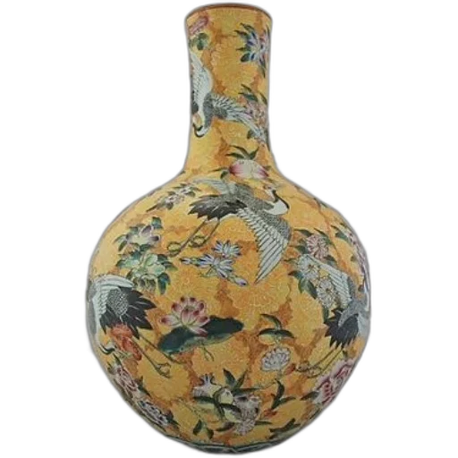 bottle, photorealistic, oil painting, yellow transparent PNG cut-out
