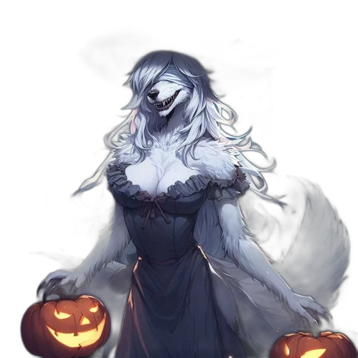 dress, mask, creature, concept art transparent PNG cut-out