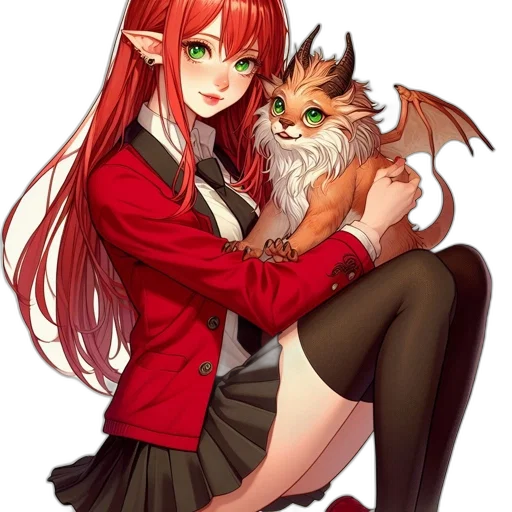 animal, dragon, creature, staff transparent PNG cut-out