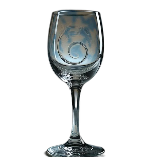 3d render, photorealistic, stem, glass transparent PNG cut-out