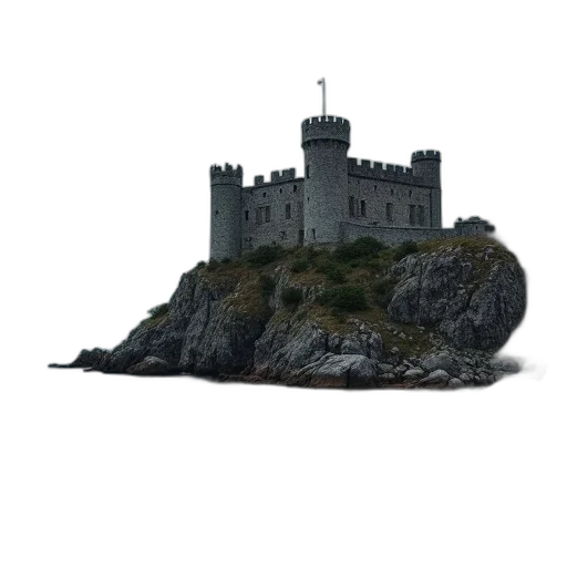 building, crown, dragon, sword transparent PNG cut-out