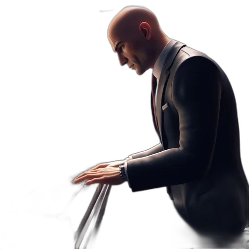 jacket, staff, robot, concept art transparent PNG cut-out