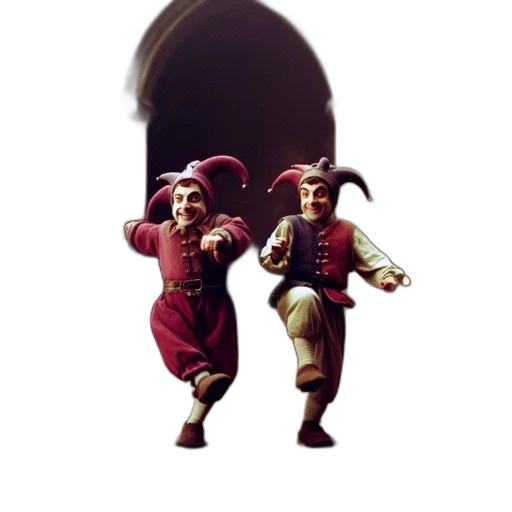 staff, hat, shoes, mask transparent PNG cut-out