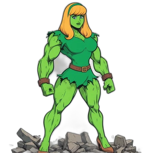 comic book art, concept art, cartoon, pixel art transparent PNG cut-out