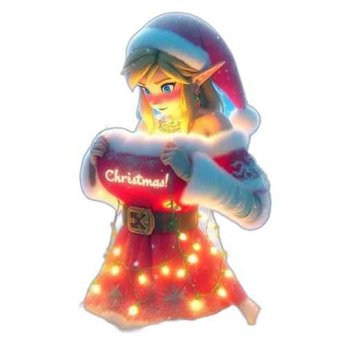 dress, staff, jewelry, 3d render transparent PNG cut-out