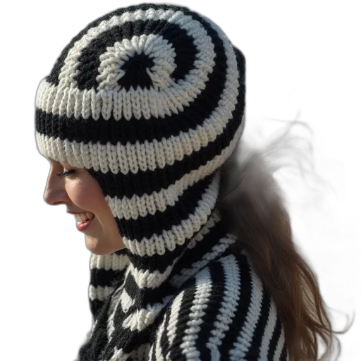 hat, jacket, monochrome, photo transparent PNG cut-out