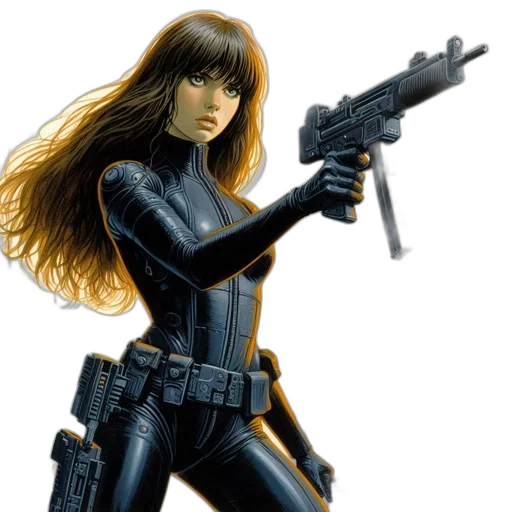 weapon, comic book art, concept art, cartoon transparent PNG cut-out