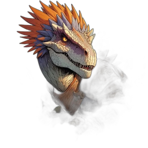 dragon, creature, animal, mask transparent PNG cut-out