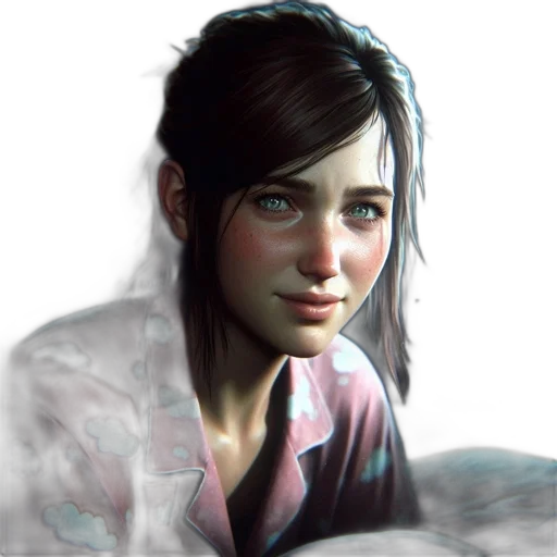 face, jacket, weapon, concept art transparent PNG cut-out