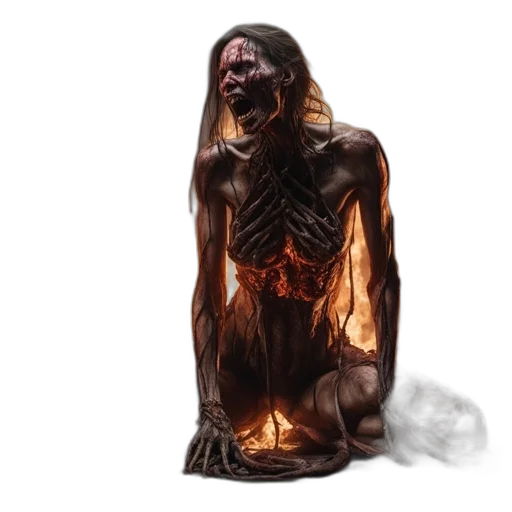 creature, mask, face, concept art transparent PNG cut-out