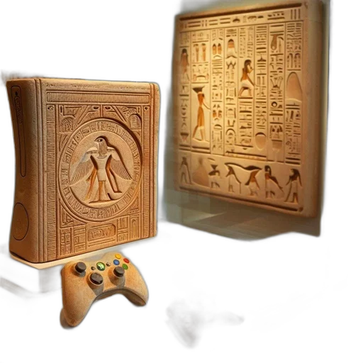 furniture, concept art, 3d render, ancient transparent PNG cut-out