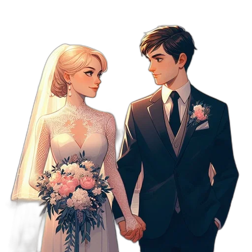 dress, concept art, cartoon, comic book art transparent PNG cut-out