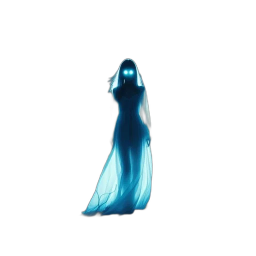 dress, hair, creature, concept art transparent PNG cut-out