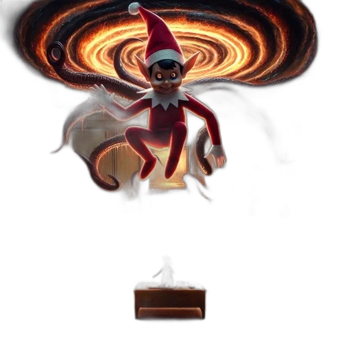 staff, hat, mask, creature transparent PNG cut-out