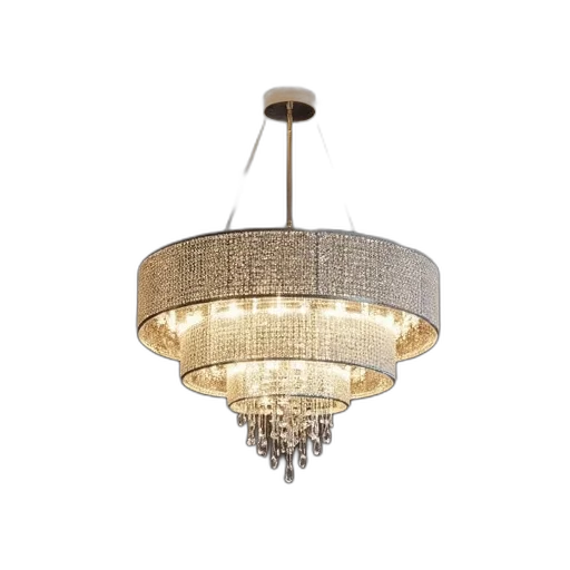 3d render, modern, chandelier, series transparent PNG cut-out