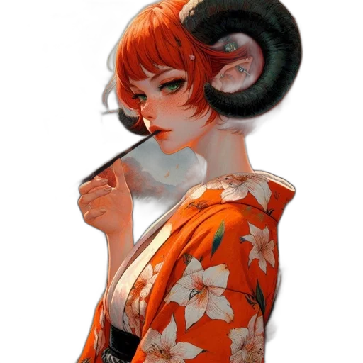 dress, dragon, staff, creature transparent PNG cut-out