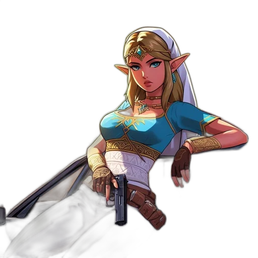 sword, weapon, staff, dress transparent PNG cut-out