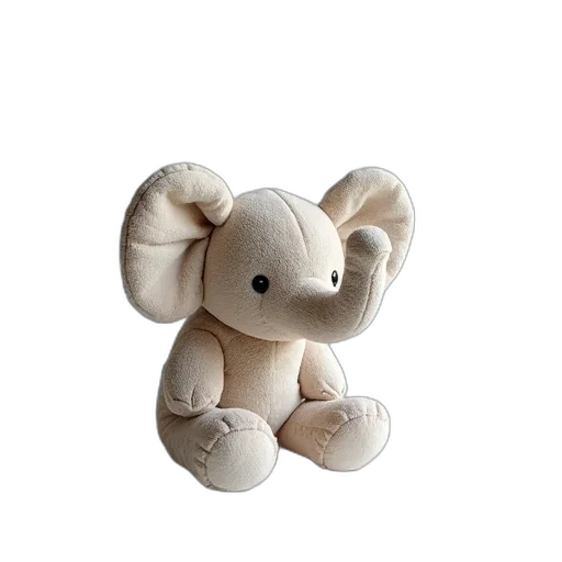 animal, 3d render, adorable, stuffed transparent PNG cut-out