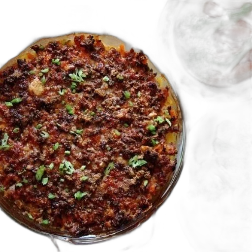 food, casserole, dish, filled transparent PNG cut-out