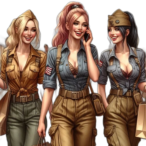 comic book art, concept art, fantasy art, cartoon transparent PNG cut-out