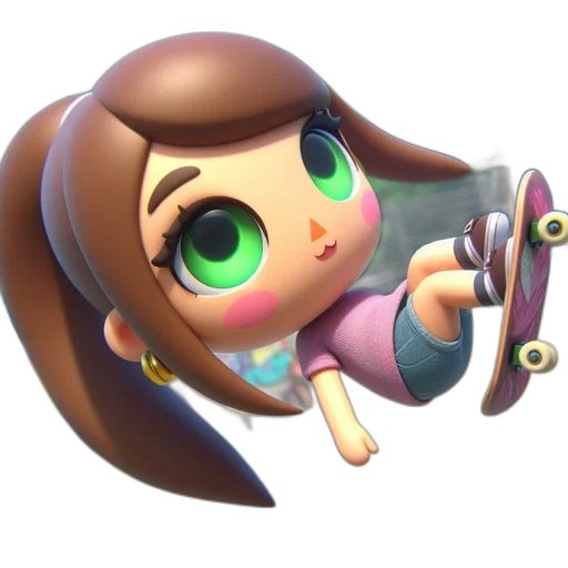 staff, weapon, hair, face transparent PNG cut-out