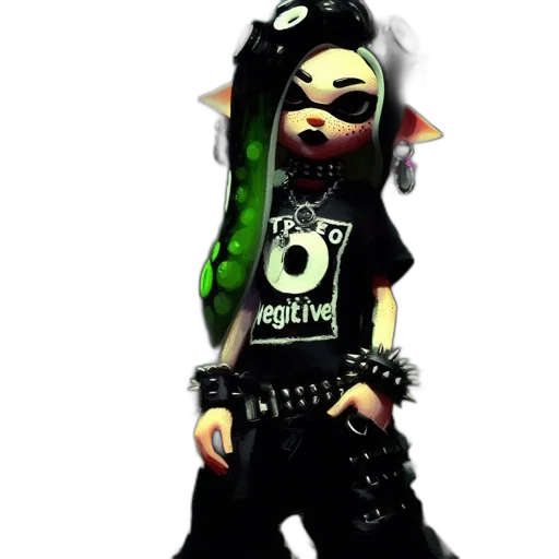 dress, jacket, staff, weapon transparent PNG cut-out