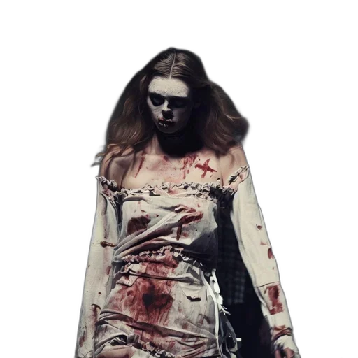 dress, jacket, face, concept art transparent PNG cut-out