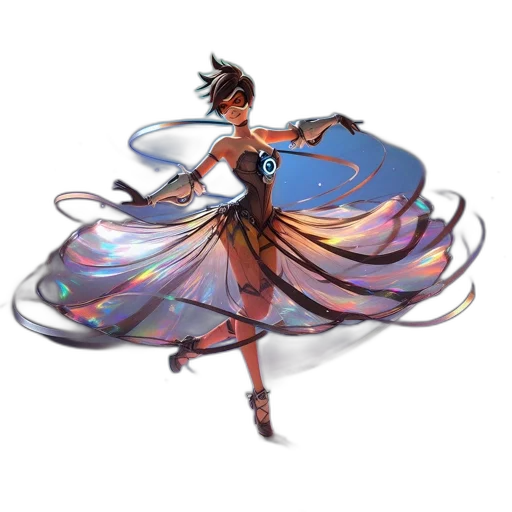 dress, staff, concept art, fantasy art transparent PNG cut-out