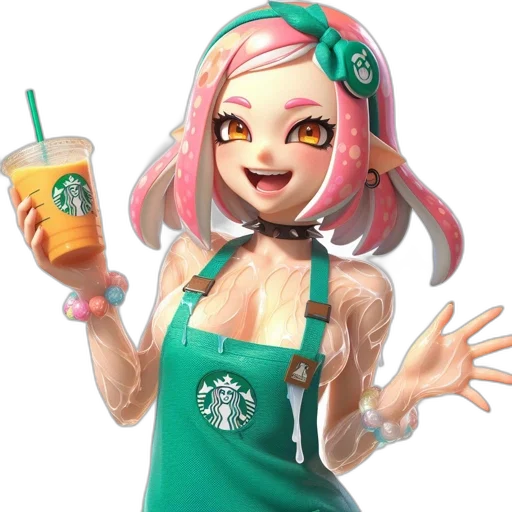 staff, food, dress, creature transparent PNG cut-out