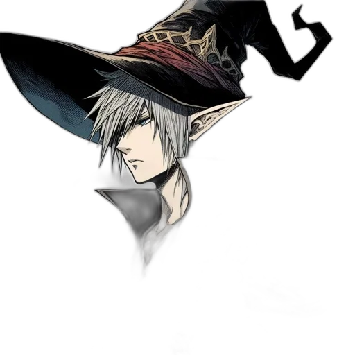 hat, mask, staff, face transparent PNG cut-out