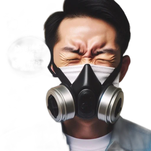 mask, face, photorealistic, concept art transparent PNG cut-out