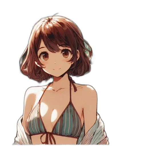 dress, creature, staff, face transparent PNG cut-out