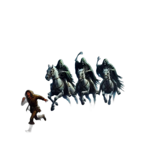 creature, animal, dragon, staff transparent PNG cut-out