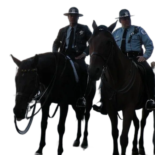 staff, concept art, two, police transparent PNG cut-out